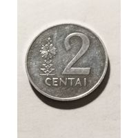 Литва 2 цента 1991