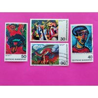 Германия. Искусство. ( 4 марки ) 1974 года. 8-17.