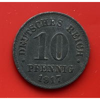 32-01 Германия 10 пфеннигов 1917 г.