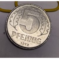 ГДР 5 пфеннигов, 1972