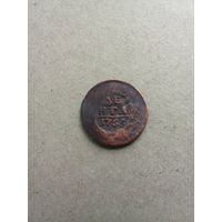 Российская Империя денга 1753 г. (*). Состояние на фото!!!