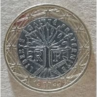 Франция 1 евро 1999 г., KM# 1288