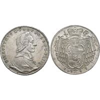 Австрия Зальцбург Иеронимус вон Коллоредо талер 1787 М ВЕЛИКОЛЕПНОЕ СОСТОЯНИЕ UNC-MS