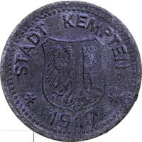 РАСПРОДАЖА!!! - ГЕРМАНИЯ КЕМПТЕН 10 пфеннигов 1917 год