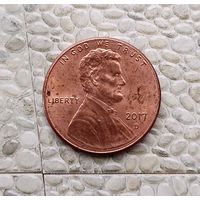 1 цент 2017(D) года США. Красивая монета!