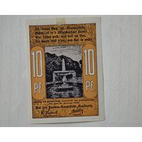 1922 год 10   пфеннигов    Германия