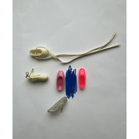 Лот винтажной непарной обуви для куклы Барби Barbie