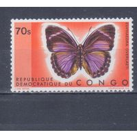 [1839] Конго 1971. Фауна.Бабочка. MNH