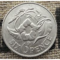 6 пенсов 1964 Замбия