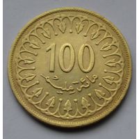 Тунис, 100 миллимов 2011 г.