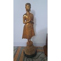 Бронзовая статуэтка. Позолота 24 карат. Будда 18- 19 век.