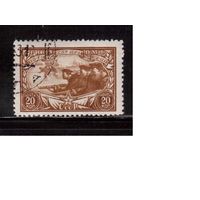 СССР-1943, (Заг.773)   гаш.(с клеем), 25-лет Красной Армии(Морская пехота)