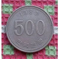 Южная Корея 500 вон 1982 года. Редкая!