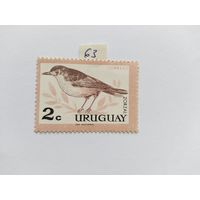 Уругвай 1963  птицы