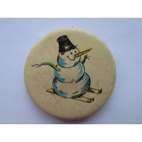 Значок Снеговик.