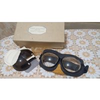 Очки полетные, комплект, СССР 1985 г