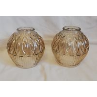 Плафоны на люстру,цветное стекло, СССР