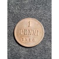 Финляндия 1 пенни 1916