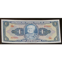 Бразилия 1 крузейро 1944 ND подпись P132 UNC