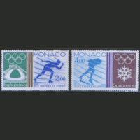МОН. М. 1616/17. 1984. Олимпийские игры в Сараево. ЧиСт.