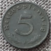 5 рейхспфеннигов 1940 F