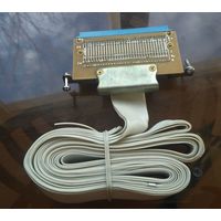 Вилка электрическая низкочастотная прямоугольная СНП59-96В-23-2-В со шлейфом