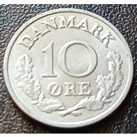Дания 10 эре, 1964     ( 1-7-7 )