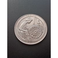 США 25 центов 2019 г. D - Национальный парк Лоуэлл