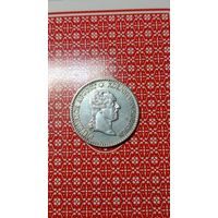 Саксония 1/6 часть талера 1827 Смерть   Фридриха Августа |