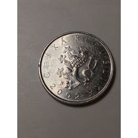 1 крона Чехия 2002  год
