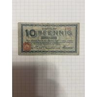 10 пфенингов (нотгельды) г. Германия.-1412