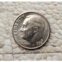 1 дайм 1996( D) года США.