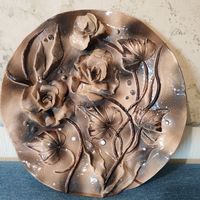 Керамическая тарелка /панно