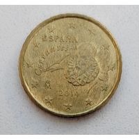 Испания 10 евроцентов, 2014_ KM# 1147_самая  ДЕШЕВЯ на АУ