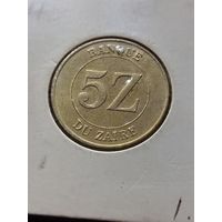 Заир 5 заир 1987 г.