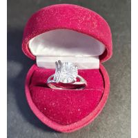 Перстень кольцо серебро 925 лот#7, С РУБЛЯ! МНОГО ЛОТОВ С РУБЛЯ БЕЗ МЦ!