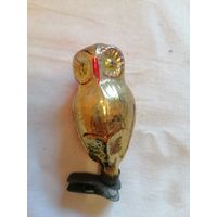 Ёлочная игрушка СОВА СССР на прищепке 0106