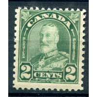 Британские колонии - Канада - 1930/31г. - король Георг V, 2 с - 1 марка - MNH с пузырьками на клее [Mi 141]. #3-WB-88-A-1