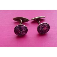 Антикварные Запонки СССР.Серебро 875.