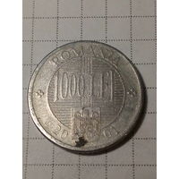 1000 леев Румыния 2001 год