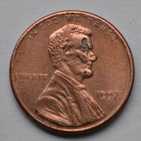 США, 1 цент 1997 г.