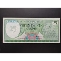 Суринам. 25 гульденов (образца 1985 года, P127b, UNC)
