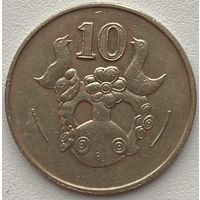 Кипр 10 центов 1985 г.