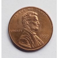 США 1 цент 1999 г.
