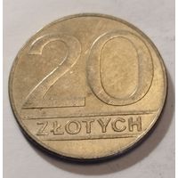 Польша 20 злотых 1990