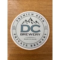 Подставка под пиво "DC Brewery" /Сочи, Россия/ No 1