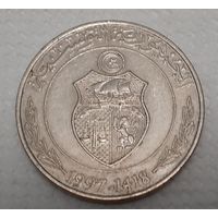 Тунис 1 динар, 1997 (4-0-15)