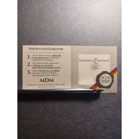 Сертификат к монете 10 марок ФРГ 1970 Олимпиада 1972 Мюнхен