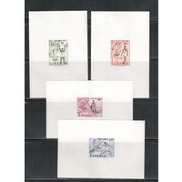 Либерия-1960,(Мих.552-555,)  ,  **  , Спорт,  ОИ-1960, 4 ЛЮКС