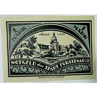 РАСПРОДАЖА!!! - ГЕРМАНИЯ ФЮРСТЕНАУ (Нижняя САКСОНИЯ) 1 марка 1921 год- UNC!